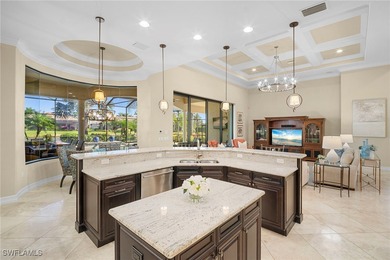 Lakoya's popular Muirfield floor plan is showcased in this on The Classics Country Club At Lely Resort in Florida - for sale on GolfHomes.com, golf home, golf lot