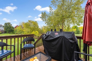 Step into luxury living in this end-unit townhome with stunning on RedTail Golf Club in Illinois - for sale on GolfHomes.com, golf home, golf lot