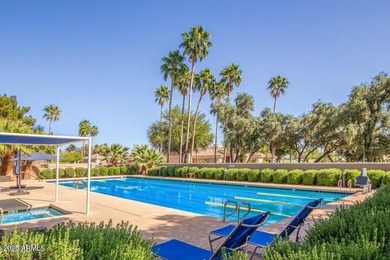 Imagine peaceful mornings on your wrap-around patio, surrounded on Sun Lakes Country Club in Arizona - for sale on GolfHomes.com, golf home, golf lot