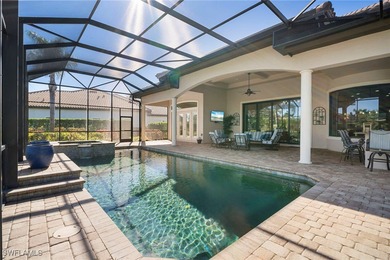 Lakoya's popular Muirfield floor plan is showcased in this on The Classics Country Club At Lely Resort in Florida - for sale on GolfHomes.com, golf home, golf lot