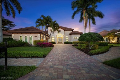 Lakoya's popular Muirfield floor plan is showcased in this on The Classics Country Club At Lely Resort in Florida - for sale on GolfHomes.com, golf home, golf lot