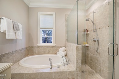 Step into your own private oasis! This stunning Cape Cod is a on Chapel Ridge Golf Club in North Carolina - for sale on GolfHomes.com, golf home, golf lot