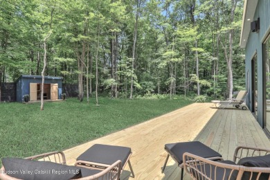 Experience modern simplicity in this newly built, thoughtfully on Rip Van Winkle Country Club in New York - for sale on GolfHomes.com, golf home, golf lot