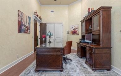 Stunning all-brick and stone lakefront home on Lake Granada in on Granada Golf Course in Arkansas - for sale on GolfHomes.com, golf home, golf lot