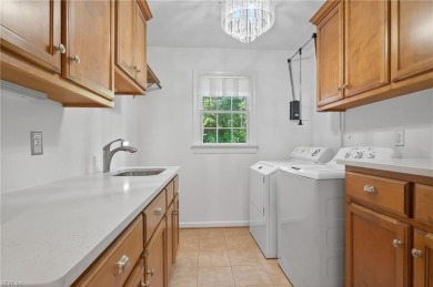 This custom brick home blends comfort, style, and today's modern on Fords Colony Country Club in Virginia - for sale on GolfHomes.com, golf home, golf lot