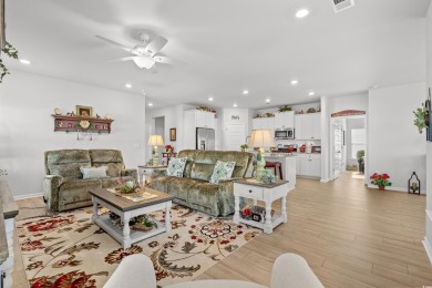 Built in 2022, this thoughtfully designed 3-bedroom, 2-bathroom on River Oaks Golf Plantation  in South Carolina - for sale on GolfHomes.com, golf home, golf lot