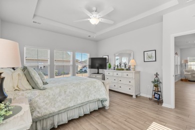 Built in 2022, this thoughtfully designed 3-bedroom, 2-bathroom on River Oaks Golf Plantation  in South Carolina - for sale on GolfHomes.com, golf home, golf lot