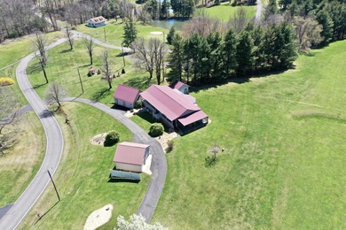 Perfectly positioned on the 9th green and situated on 2+ acres on Skyland Lakes Golf Course in Virginia - for sale on GolfHomes.com, golf home, golf lot