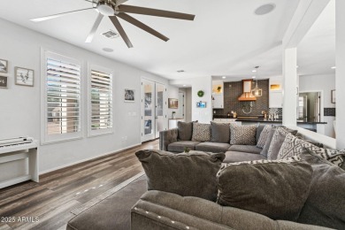 Stunning corner-lot home in Verrado welcomes you with an open on Verrado Golf Club  in Arizona - for sale on GolfHomes.com, golf home, golf lot