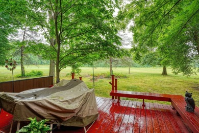 Immediate possession. Relax on your multi-tier deck with privacy on Little Turtle Golf Club in Ohio - for sale on GolfHomes.com, golf home, golf lot