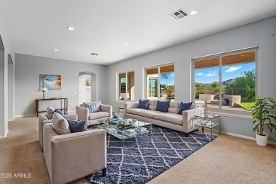Located on a Prime, Private View Lot this 4-bed, 2.5-bath TW on Estrella Mountain Ranch Golf Course in Arizona - for sale on GolfHomes.com, golf home, golf lot