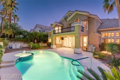 Gorgeous home with pool and spa, in guard gated Corta Bella at on TPC at Summerlin in Nevada - for sale on GolfHomes.com, golf home, golf lot