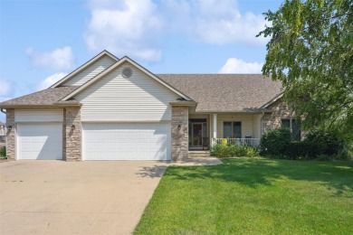 Spectacular custom walkout ranch in popular Copper Creek on Copper Creek Golf Course in Iowa - for sale on GolfHomes.com, golf home, golf lot