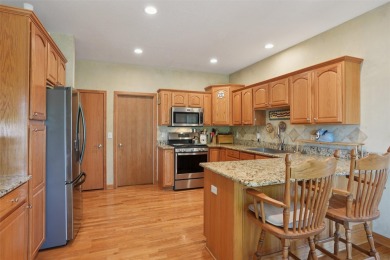Spectacular custom walkout ranch in popular Copper Creek on Copper Creek Golf Course in Iowa - for sale on GolfHomes.com, golf home, golf lot
