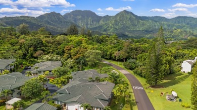 Rare end-unit at Villas of Kamali'i with dramatic mountain and on Makai Golf Club At Princeville in Hawaii - for sale on GolfHomes.com, golf home, golf lot