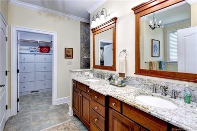 Set on a private golf course view lot, this timeless brick on Fords Colony Country Club in Virginia - for sale on GolfHomes.com, golf home, golf lot