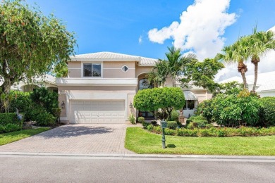 Soaring two-story ceiling heights greet you upon entering this on Polo Club of Boca Raton in Florida - for sale on GolfHomes.com, golf home, golf lot