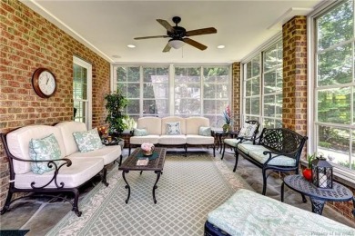 Set on a private golf course view lot, this timeless brick on Fords Colony Country Club in Virginia - for sale on GolfHomes.com, golf home, golf lot