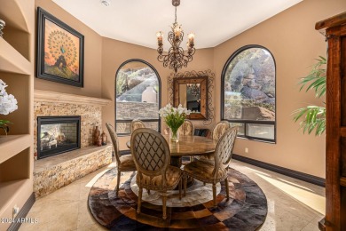 Discover this awe-inspiring, custom Pinnacle Canyon home sitting on The Estancia Club in Arizona - for sale on GolfHomes.com, golf home, golf lot