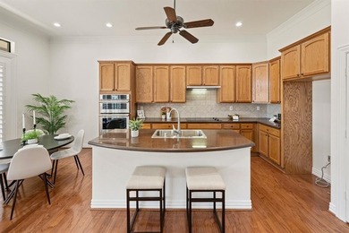 Experience elevated living in this stunning single-story home on Wildhorse Golf Club of Robson Ranch in Texas - for sale on GolfHomes.com, golf home, golf lot