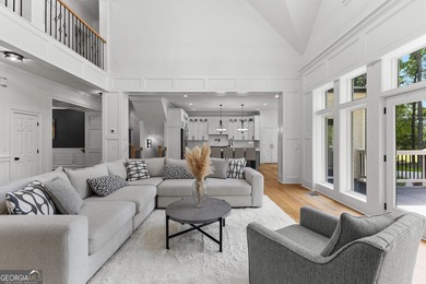 Welcome to this breathtaking four-sided brick estate, perfectly on Whitewater Creek in Georgia - for sale on GolfHomes.com, golf home, golf lot