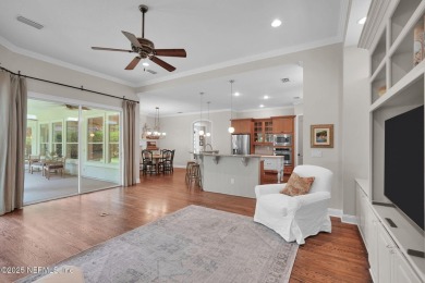 This stunning custom-built home offers an open yet traditional on The Palencia Club in Florida - for sale on GolfHomes.com, golf home, golf lot