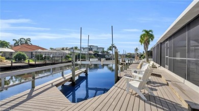 Experience Luxury Coastal Living in this expansive FOUR (4) Bed on Fort Myers Beach and Golf Club in Florida - for sale on GolfHomes.com, golf home, golf lot