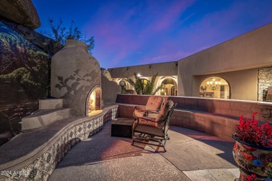 Discover this awe-inspiring, custom Pinnacle Canyon home sitting on The Estancia Club in Arizona - for sale on GolfHomes.com, golf home, golf lot