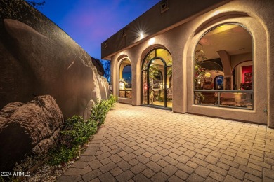 Discover this awe-inspiring, custom Pinnacle Canyon home sitting on The Estancia Club in Arizona - for sale on GolfHomes.com, golf home, golf lot