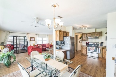 This 2-bedroom, 2-bathroom manufactured home in The Villages on Stonecrest Golf and Club Club in Florida - for sale on GolfHomes.com, golf home, golf lot