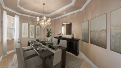 Discover the exquisite Diplomat floorplan at Belle Lago on Estero Country Club in Florida - for sale on GolfHomes.com, golf home, golf lot