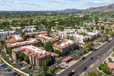 Discover comfort and style in this upgraded 2-bed, 1-bath corner on Arizona Biltmore Golf and Country Club in Arizona - for sale on GolfHomes.com, golf home, golf lot