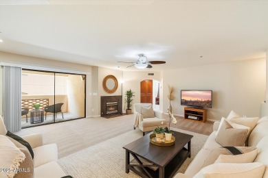 Discover comfort and style in this upgraded 2-bed, 1-bath corner on Arizona Biltmore Golf and Country Club in Arizona - for sale on GolfHomes.com, golf home, golf lot