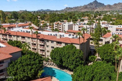 Discover comfort and style in this upgraded 2-bed, 1-bath corner on Arizona Biltmore Golf and Country Club in Arizona - for sale on GolfHomes.com, golf home, golf lot