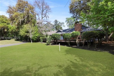 Overlooking the green of the #4 hole at Dolphin Head Golf Club on Dolphin Head Golf Club in South Carolina - for sale on GolfHomes.com, golf home, golf lot