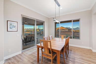 This exceptional 2024 residence presents 3 bedrooms, 2.5 baths on Quail Creek Country Club  in Arizona - for sale on GolfHomes.com, golf home, golf lot