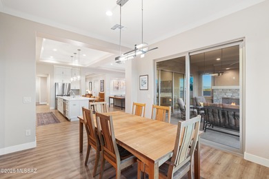 This exceptional 2024 residence presents 3 bedrooms, 2.5 baths on Quail Creek Country Club  in Arizona - for sale on GolfHomes.com, golf home, golf lot