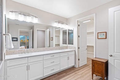 This exceptional 2024 residence presents 3 bedrooms, 2.5 baths on Quail Creek Country Club  in Arizona - for sale on GolfHomes.com, golf home, golf lot