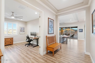 This exceptional 2024 residence presents 3 bedrooms, 2.5 baths on Quail Creek Country Club  in Arizona - for sale on GolfHomes.com, golf home, golf lot