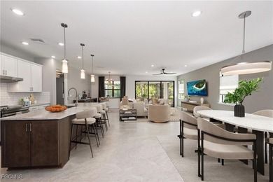 Over $150,000 in upgrades and custom additions make this 2023 on River Hall Country Club in Florida - for sale on GolfHomes.com, golf home, golf lot