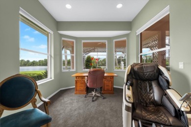 Find your sanctuary in a home where stunning lake views provide on Misty Creek Country Club in Florida - for sale on GolfHomes.com, golf home, golf lot