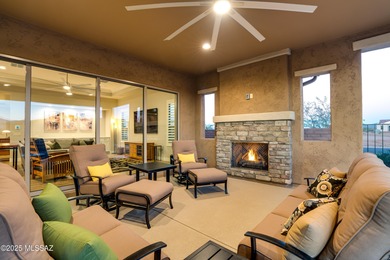 This exceptional 2024 residence presents 3 bedrooms, 2.5 baths on Quail Creek Country Club  in Arizona - for sale on GolfHomes.com, golf home, golf lot