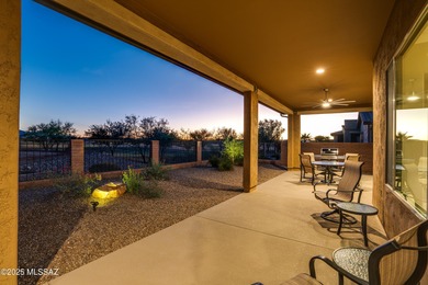This exceptional 2024 residence presents 3 bedrooms, 2.5 baths on Quail Creek Country Club  in Arizona - for sale on GolfHomes.com, golf home, golf lot