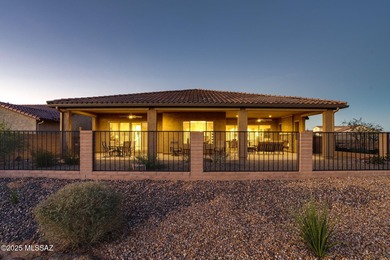This exceptional 2024 residence presents 3 bedrooms, 2.5 baths on Quail Creek Country Club  in Arizona - for sale on GolfHomes.com, golf home, golf lot