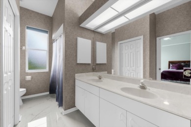 Find your sanctuary in a home where stunning lake views provide on Misty Creek Country Club in Florida - for sale on GolfHomes.com, golf home, golf lot