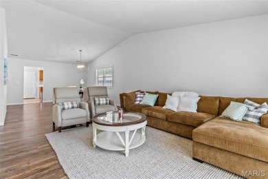 Discover easy lake living in this charming 2-bedroom, 2-bath on Terre Du Lac Golf and Country Club in Missouri - for sale on GolfHomes.com, golf home, golf lot