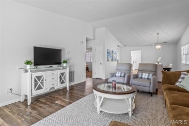 Discover easy lake living in this charming 2-bedroom, 2-bath on Terre Du Lac Golf and Country Club in Missouri - for sale on GolfHomes.com, golf home, golf lot