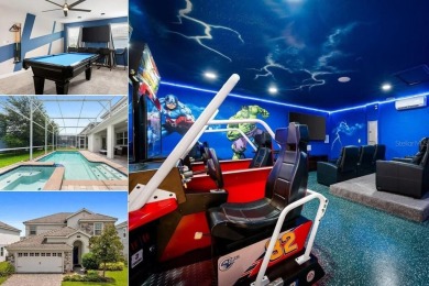 This must see amazing and unique home built in 2018 6-bedroom on The Oasis Club at Champions Gate in Florida - for sale on GolfHomes.com, golf home, golf lot