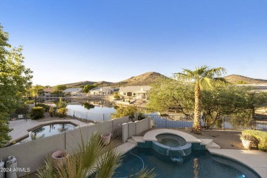 Experience serene living on this exceptional waterfront lot on The Legend at Arrowhead in Arizona - for sale on GolfHomes.com, golf home, golf lot