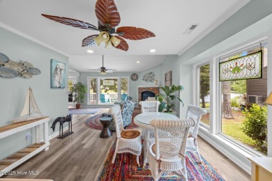 Enjoy captivating water views from nearly every room in this on Harbour Point Golf Club in North Carolina - for sale on GolfHomes.com, golf home, golf lot